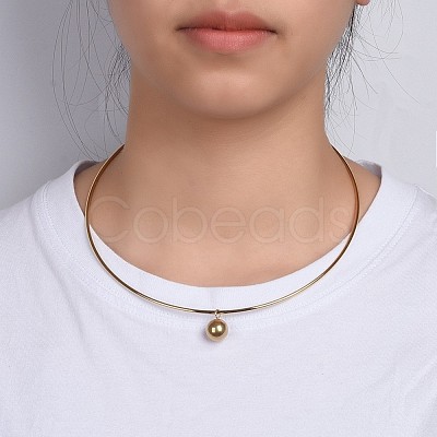 304 Stainless Steel Choker Necklaces NJEW-JN02498-1