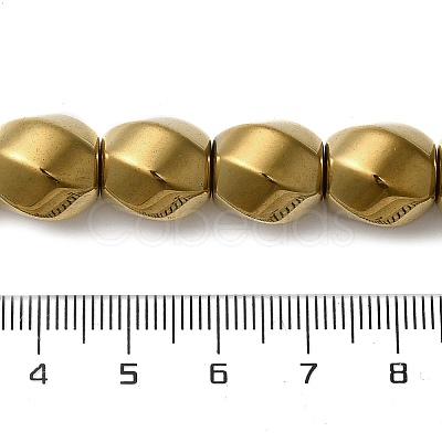Electroplated Non-Magnetic Synthetic Hematite Beads Strands G-P518-05B-1