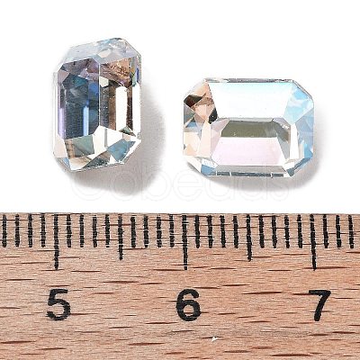 K9 Glass Rhinestone Cabochons GLAA-H034-07D-001TR-1