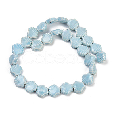 Handmade Porcelain Beads Strands X-PORC-Q002-01A-05-1
