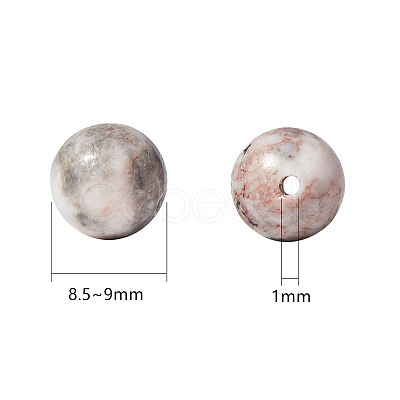 Natural Pink Zebra Jasper Beads G-OC0001-22-1
