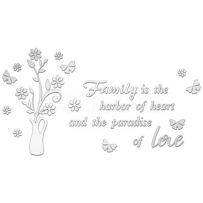 Custom Acrylic Wall Stickers DIY-WH0249-043-1