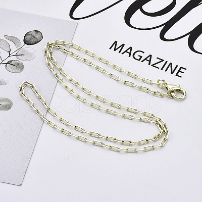 Brass Paperclip Chains MAK-S072-09B-14KC-1