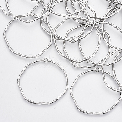 Alloy Open Back Bezel Pendants LS-X-PALLOY-S121-82B-P-1