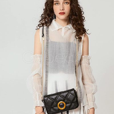Iron Flat Snake Chain Bag Handles FIND-WH0111-109-1