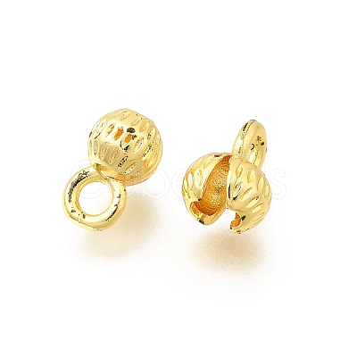 Brass Bead Tips KK-Z156-04G-01-1