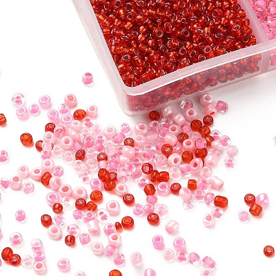 4500Pcs 6 Style 12/0 Glass Seed Beads SEED-YW0001-27B-1