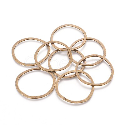 Tibetan Style Alloy Linking Rings LS-TIBEB-EA13479Y-AB-FF-1