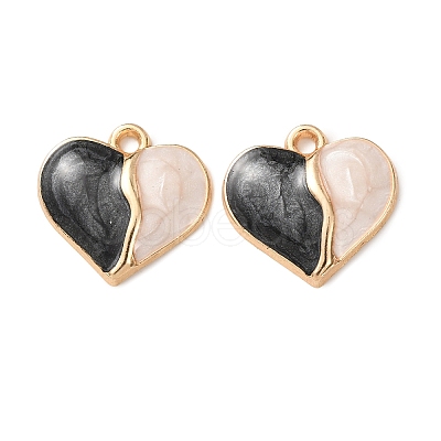 Alloy Enamel Pendants FIND-K030-02B-G-1