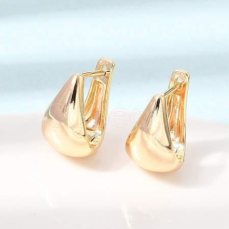 Brass Hoop Earrings for Women KK-CBACA55-21G-1