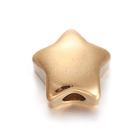 304 Stainless Steel Beads STAS-O112-05G-1