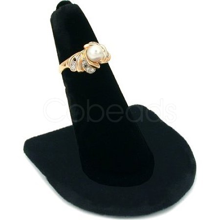 Resin Flocking Ring Displays RDIS-WH0006-08-1