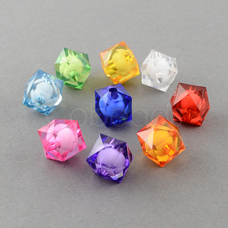 Transparent Acrylic Beads TACR-S112-8mm-M-1