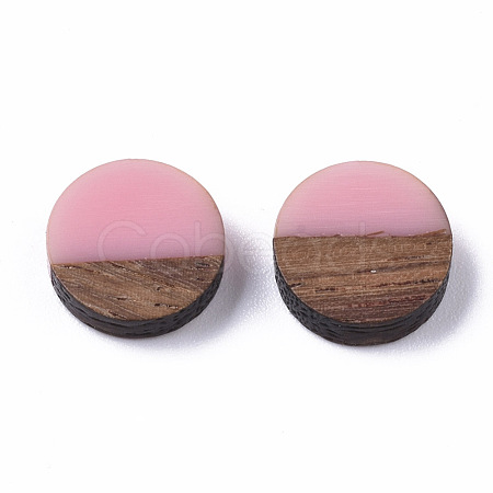 Resin & Wood Cabochons X-RESI-S358-70-H39-1
