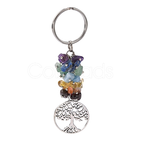 Natural Gemstone Keychain KEYC-JKC00163-02-1