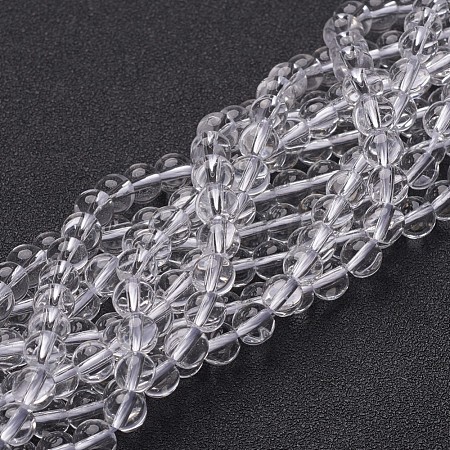 Synthetic Quartz Crystal Beads Strands X-GSR6mmA039-1-1