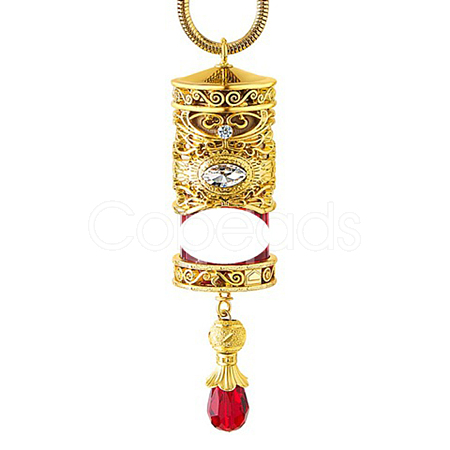 Column Alloy Perfume Bottle Hanging Ornament AUTO-PW0001-34A-1