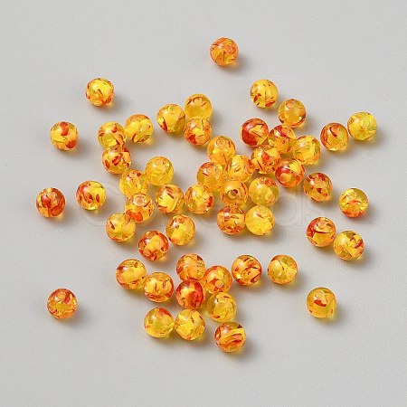 Resin Imitation Amber Beads RESI-TAC0022-15-1