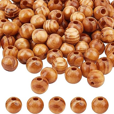 OLYCRAFT 120Pcs Natural Wood Beads WOOD-OC0001-83-LF-1