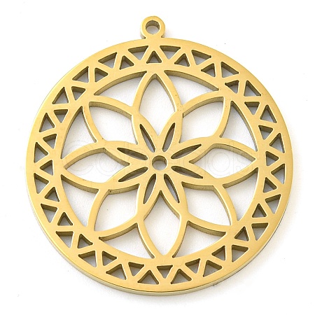 304 Stainless Steel Pendants STAS-S142-04G-1