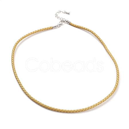 Braided Round Imitation Leather Bracelets Making BJEW-H610-01P-11-1