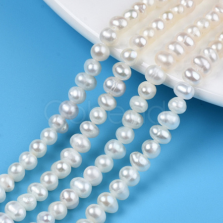 Natural Cultured Freshwater Pearl Beads Strands PEAR-N013-04C-1