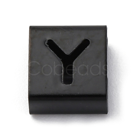 Ion Plating(IP) 304 Stainless Steel Square Slide Charms STAS-L132-21Y-B-1