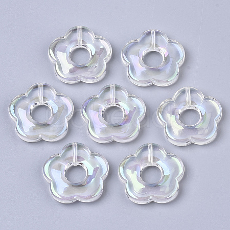 Transparent Acrylic Beads PACR-R246-031-1