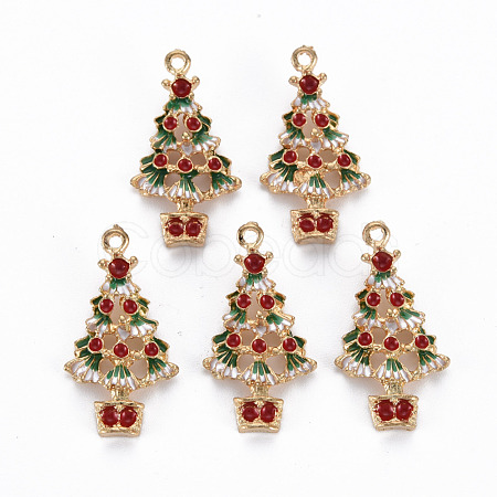 Alloy Enamel Pendants ENAM-S126-039-NR-1