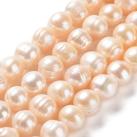 Natural Cultured Freshwater Pearl Beads Strands PEAR-E019-13-1