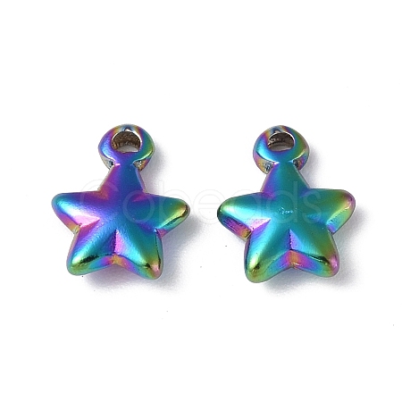 Ion Plating(IP) 304 Stainless Steel Charms STAS-C066-19M-1