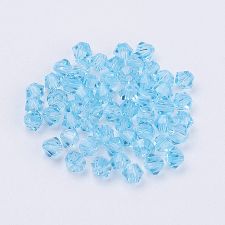 Imitation Austrian Crystal Beads SWAR-F022-3x3mm-202-1