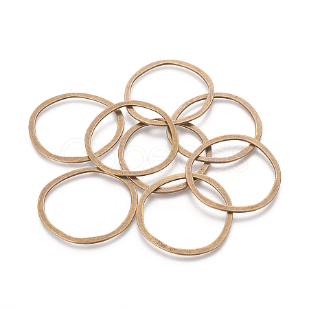 Tibetan Style Alloy Linking Rings LS-TIBEB-EA13479Y-AB-FF-1