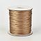 Eco-Friendly Korean Waxed Polyester Cord, BurlyWood, 3mm, about 41.01~41.56 Yards(37.5~38m)/Roll