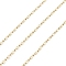 Brass Column & Round Ball Chains, Unwelded, with Spool, Real 18K Gold Plated, 1.2mm