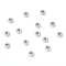 Non-Tarnish 202 Stainless Steel Spacer Beads, Flat Round, Stainless Steel Color, 3x1.5mm, Hole: 1.2mm