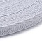 Cotton Twill Tape Ribbons, Herringbone Ribbons, for Sewing Craft, Light Grey, 3/8 inch(10mm), about 50yard/roll(45.72m/roll)