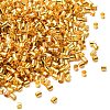 Brass Crimp Beads KK-YW0002-02G-3