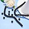 Synthetic Black Stone Beads Strands X-G-G088-10mm-6