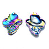 Rainbow Color Alloy Pendants PALLOY-N156-196-NR-3