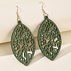 Iron Wood Dangle Earrings for Women WG1FD12-04-1
