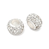 Alloy Rhinestone Clay Pave Beads ALRI-D300-03S-08-2