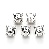 Tibetan Style Alloy European Beads TIBE-N006-128AS-LF-2