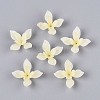 Flower Acrylic Bead Caps SACR-T017-52-1