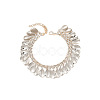 Bohemian Brass Teardrop Tassel Anklets for Women FS-WGD2946-02-2