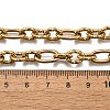 304 Stainless Steel Textured Cable Chain Necklaces NJEW-R023-10G-5