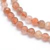 Natural Sunstone Beads Strands G-E411-13A-4mm-3