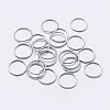 Sterling Silver Closed Jump Rings STER-F036-03P-0.8x5-1