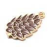 Thanksgiving Day Alloy Enamel Pendants ENAM-D060-01G-KCG-3