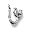 Brass Micro Pave Cubic Zirconia Pendants KK-B132-12P-U-1